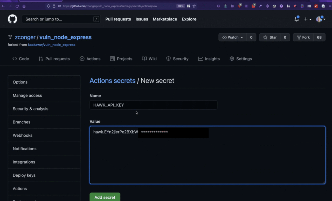 API and Application Security Testing in GitHub Code Scanning