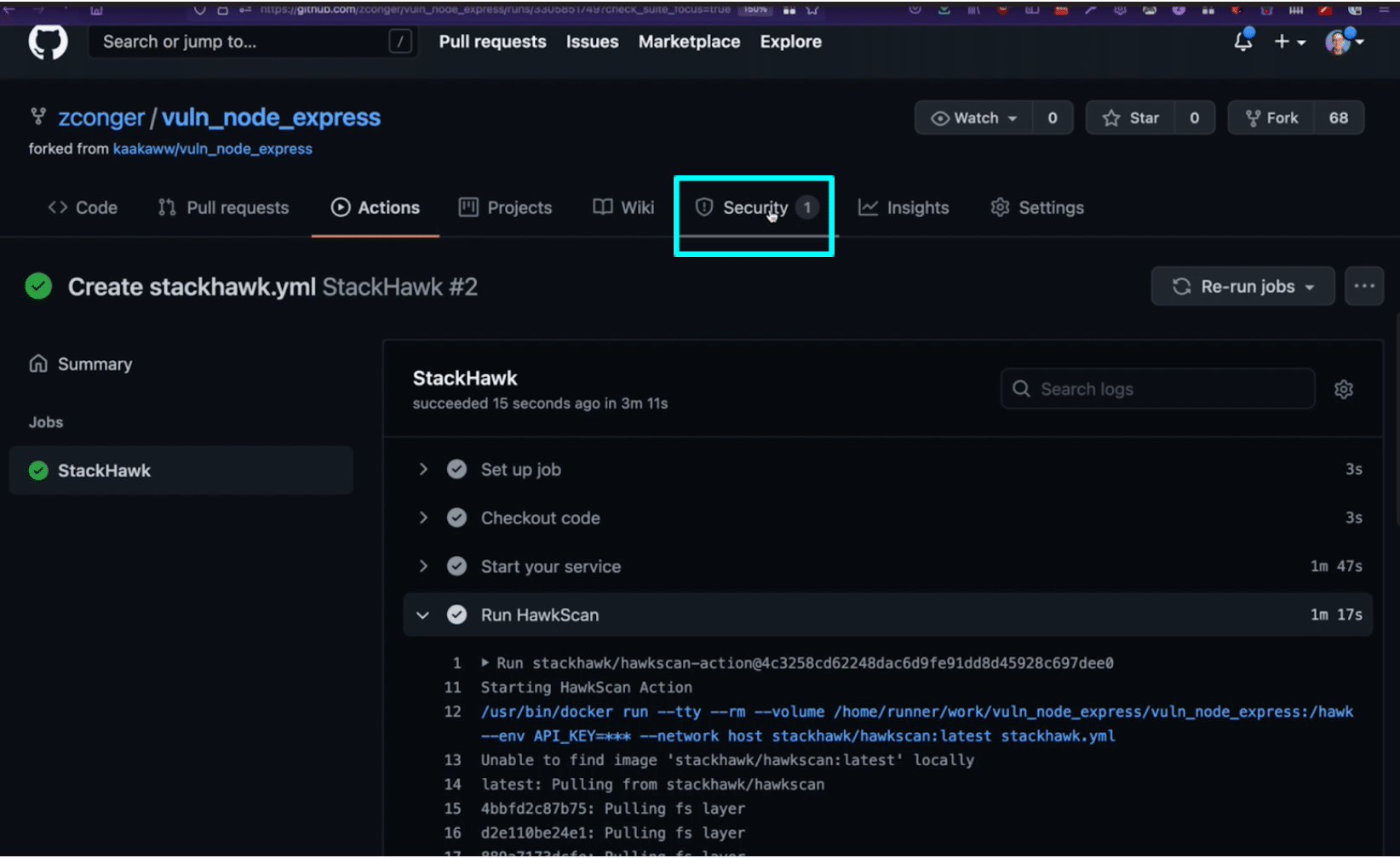 GitHub Code Scanning Badge