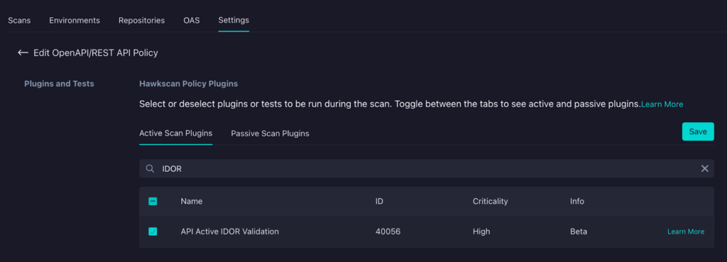 Edit OpenAPI/REST API: IDOR