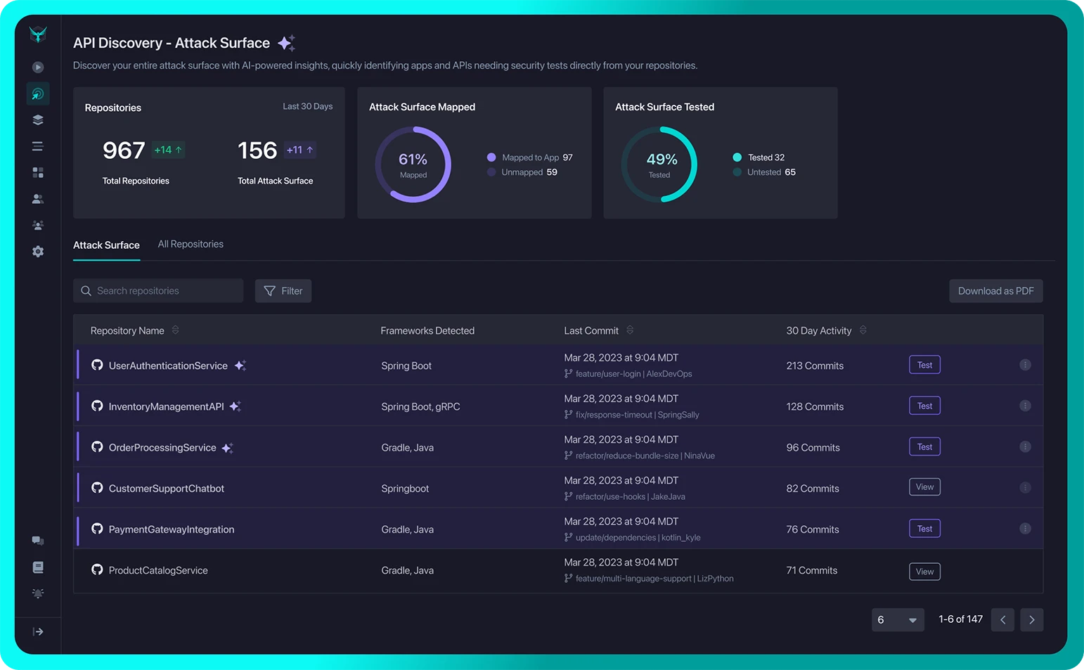 API-Discovery-Product-Hero API Discovery Screen Shot