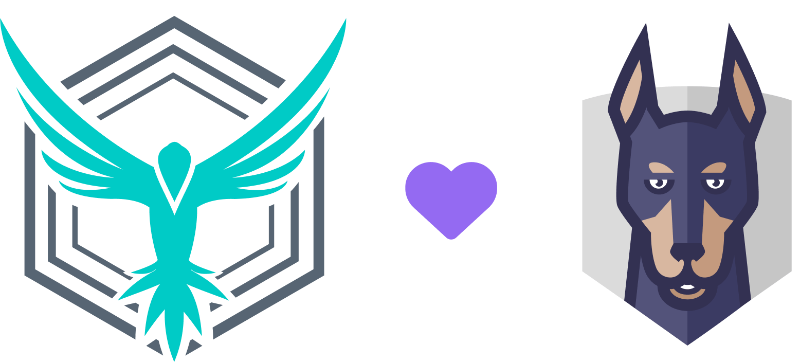 SH-Snyk-Hero-Logos StackHawk and Snyk logos with heart in the middle
