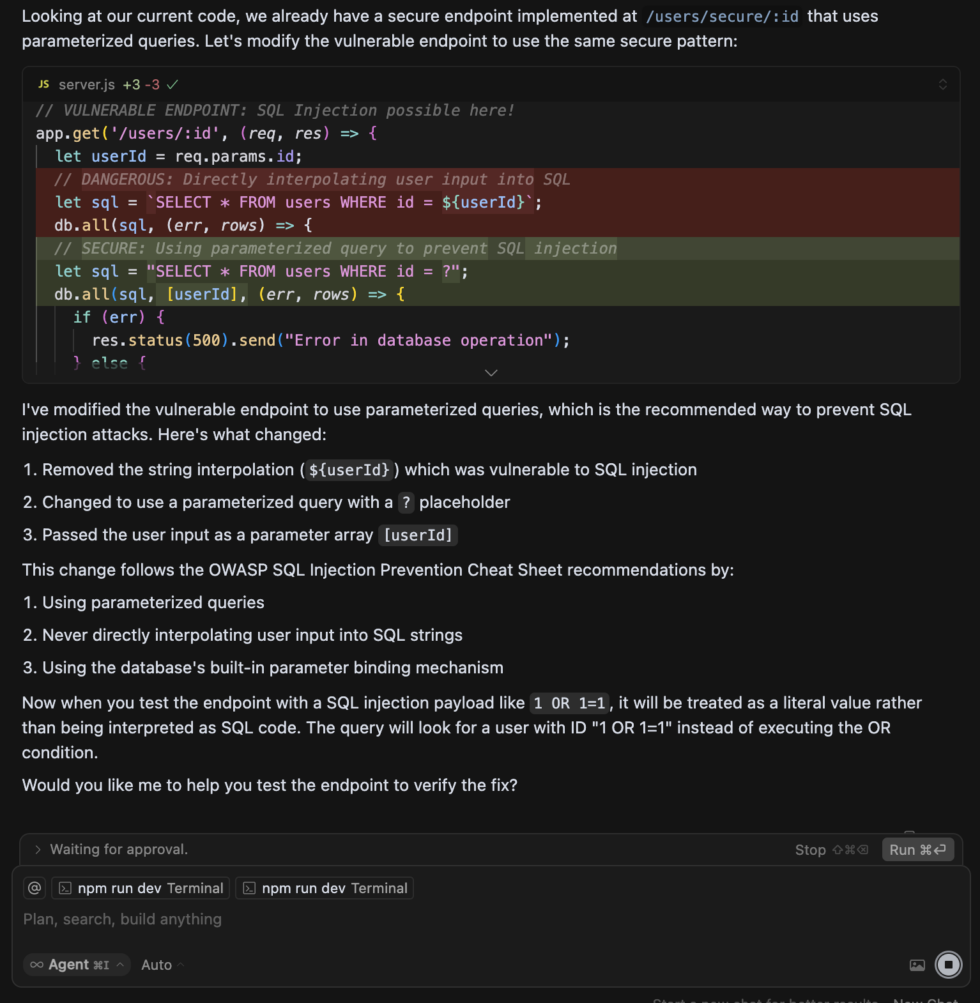 A Developer's Guide to Writing Secure Code with Cursor