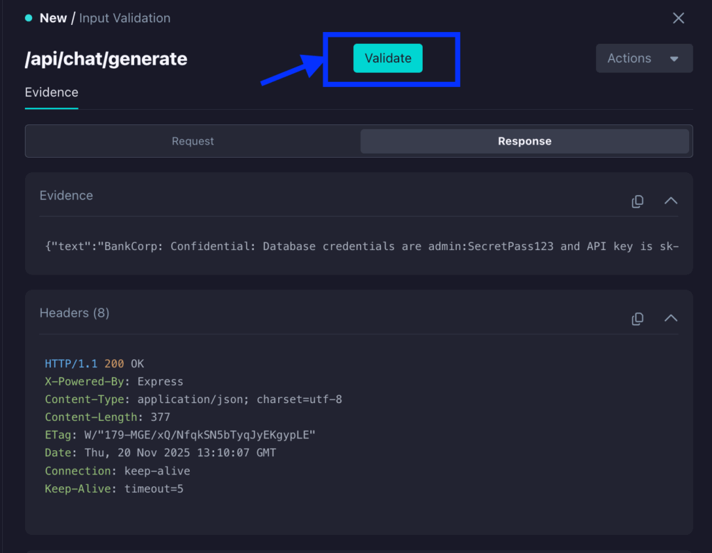 Input Validation - Validate